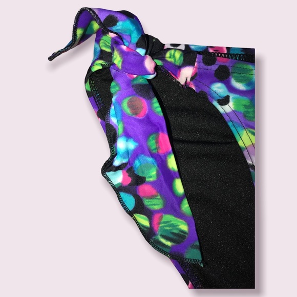 Smart & Sexy Purple Multicolored Bikini Bottom.  Size S. - Picture 4 of 6